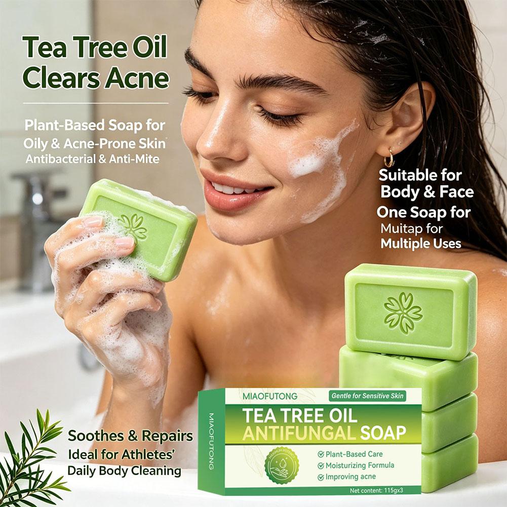 3 قطع من صابون زيت شجرة الشاي، - مراجعة Soap Making Essential Oils وسعره