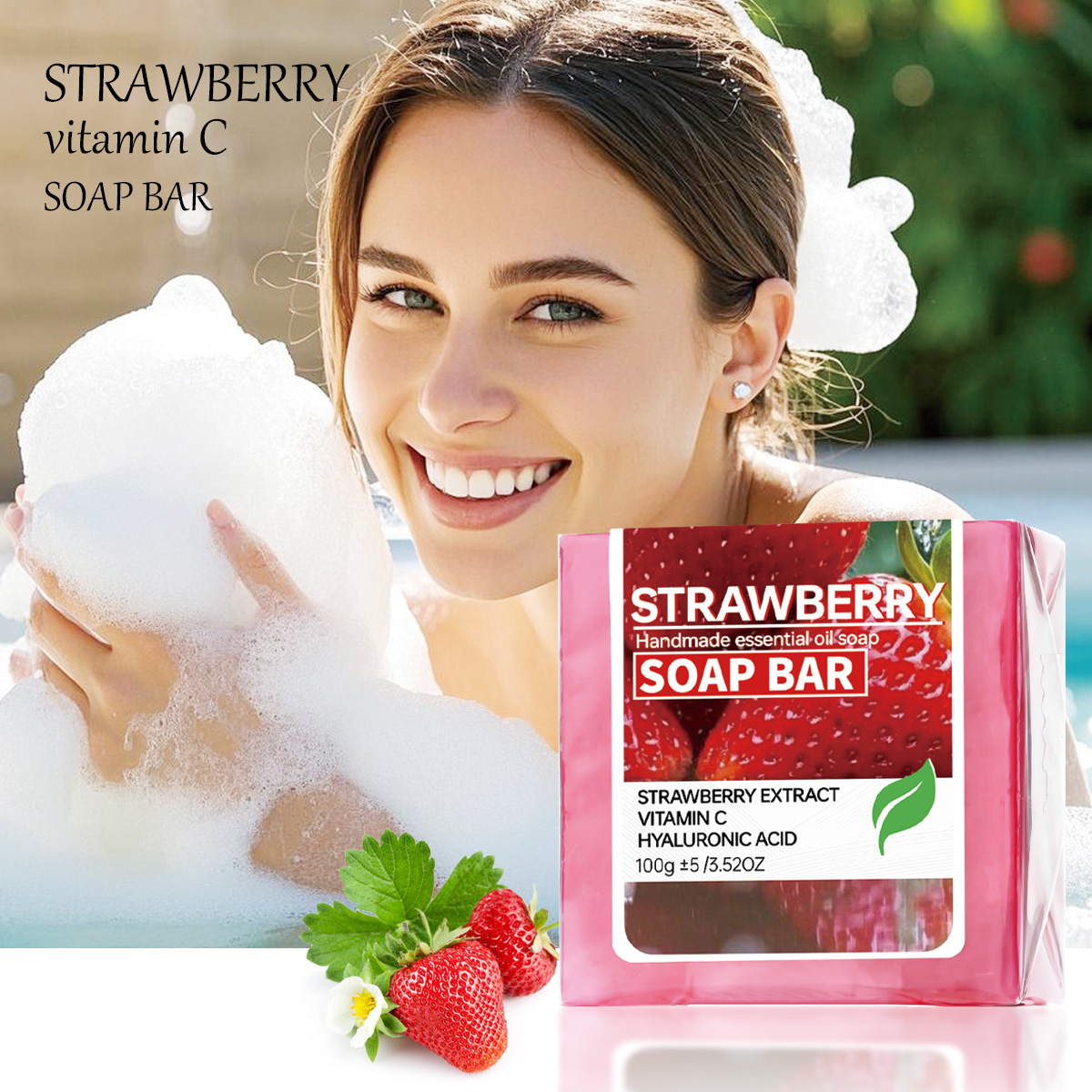 صابون يدوي الصنع بزيت الفراولة - مراجعة Soap Making Essential Oils وسعره