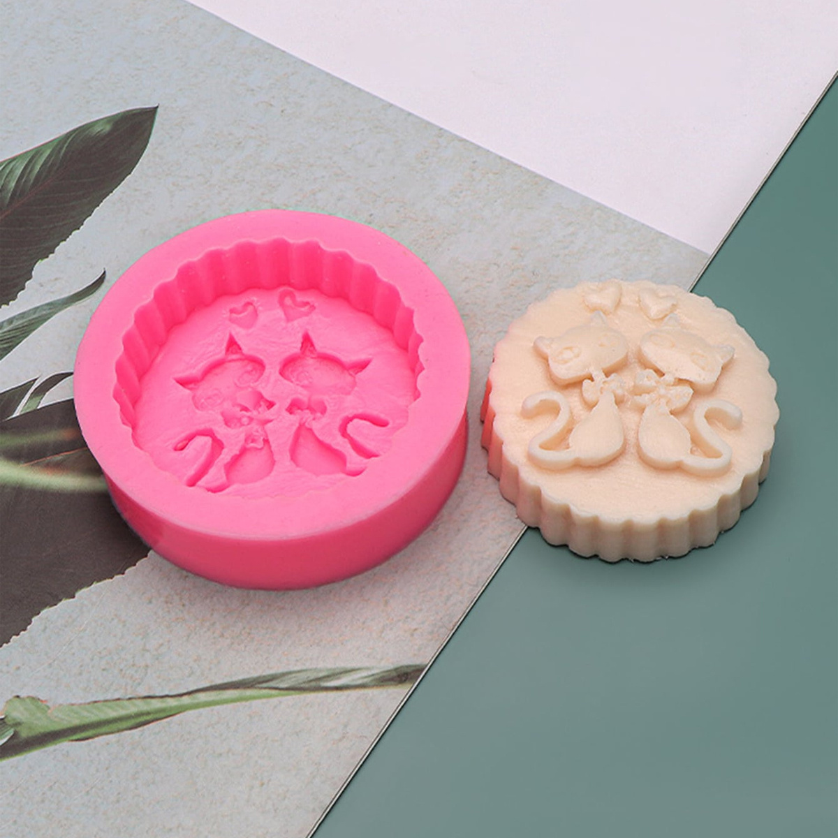 قالب صابون سيليكون على شكل قطة - مراجعة Soap Making Lye وسعره