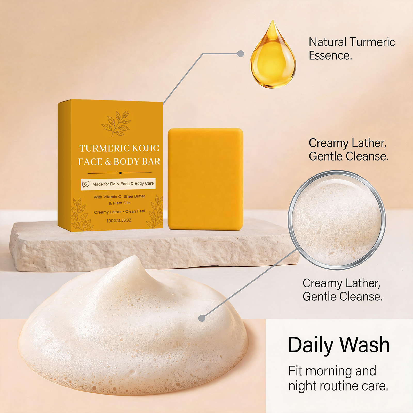 صابون الكركم وحمض الكوجيك المص - مراجعة Soap Making Essential Oils وسعره